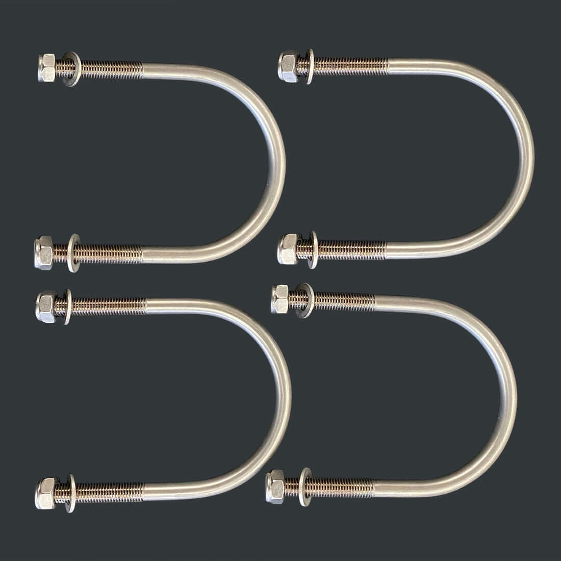 4 U-BØJLER TIL RUNDE STOLPER